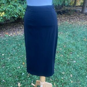 Collectif Black bow pencil skirt
